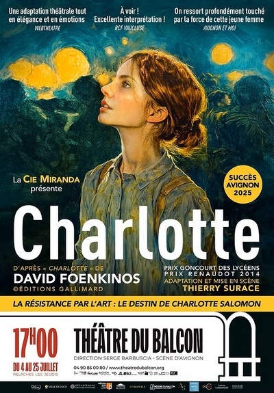 Affiche de la pièce Charlotte