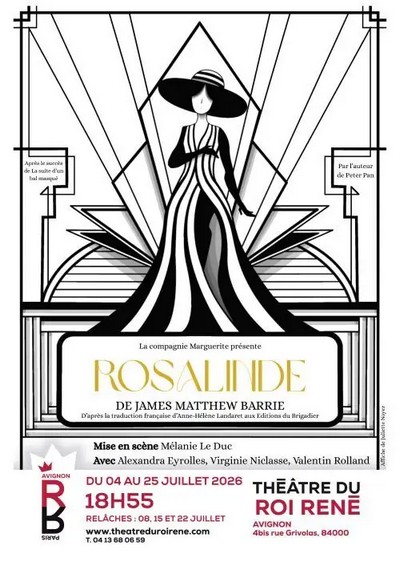Affiche de la pièce Rosalinde